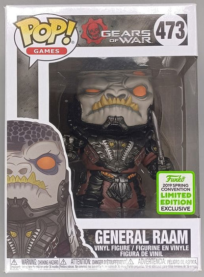 473 General RAAM - Gears of War - 2019 Con - Box Damaged Funko POP