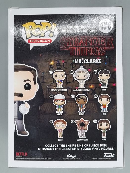 476 Mr. Clarke - Stranger Things - 2017 Con Funko POP