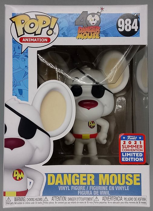 984 Danger Mouse - 2021 Con Funko POP Funko