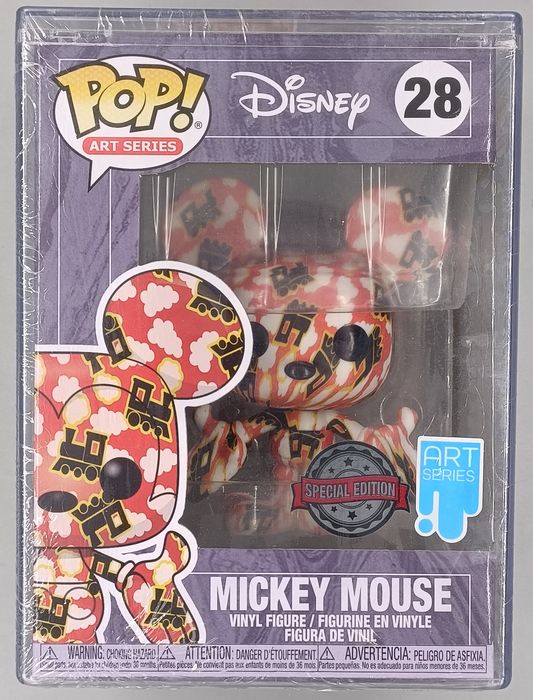 28 Mickey Mouse (Train) - Art Series Funko POP