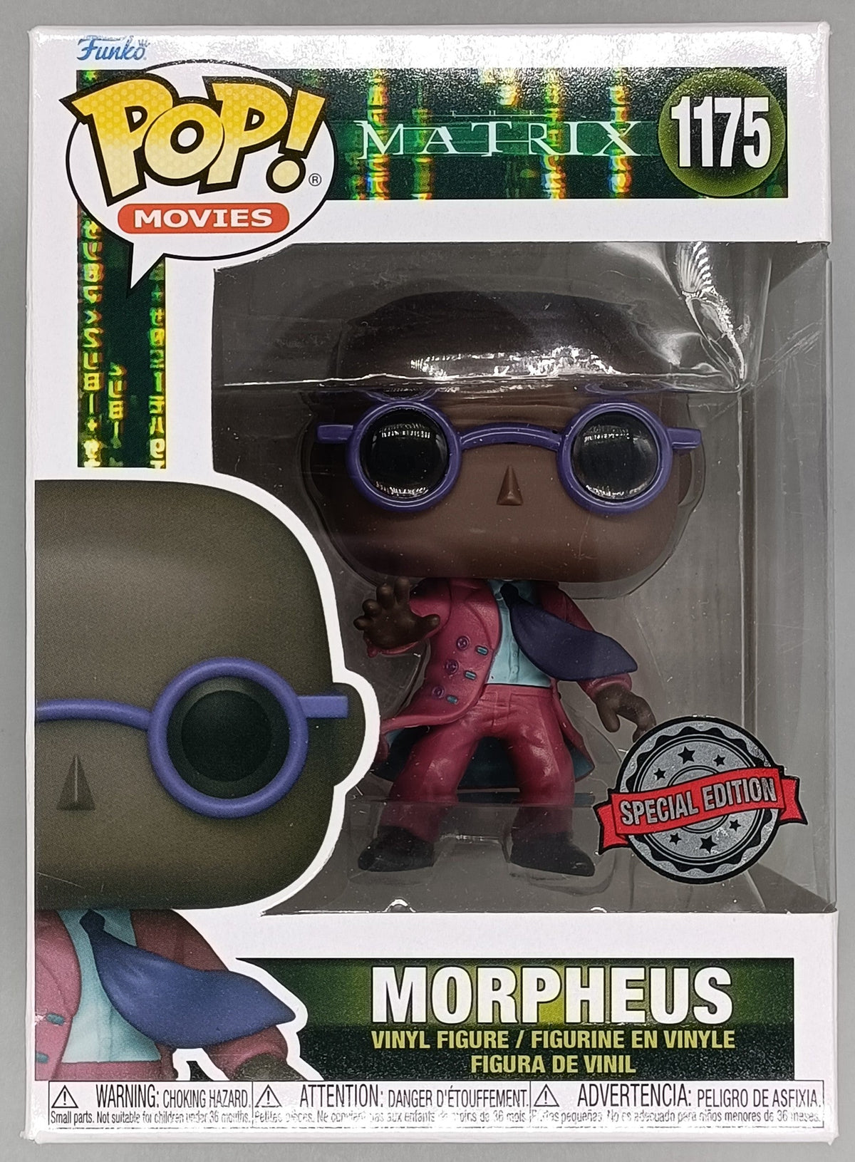 1175 Morpheus (Purple Suit) The Matrix Resurrections Box Damaged Funko POP Funko