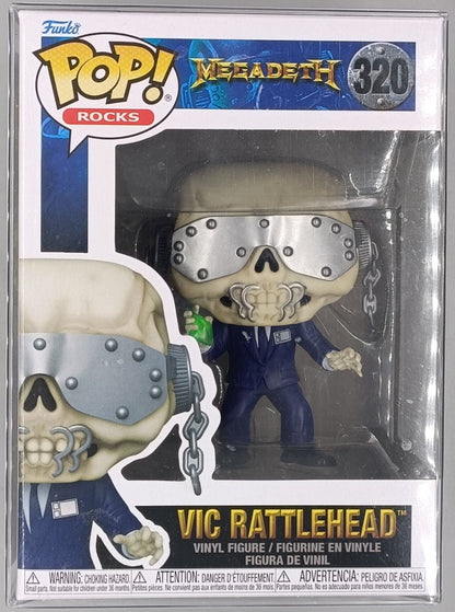 320 Vic Rattlehead - Rocks - Megadeath Funko POP