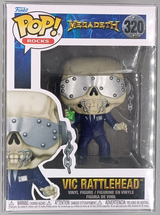 320 Vic Rattlehead - Rocks - Megadeath Funko POP