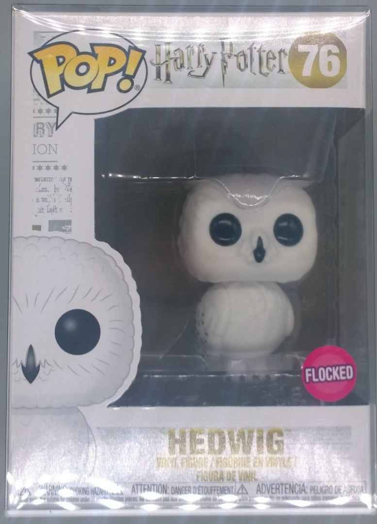 76 Hedwig - Flocked - Harry Potter Funko POP