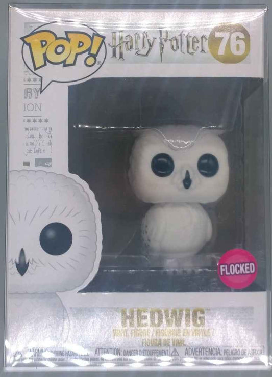 76 Hedwig - Flocked - Harry Potter Funko POP