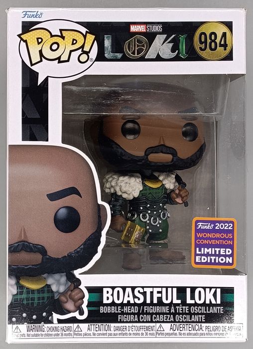 984 Boastful Loki - Marvel Loki - 2022 Con - Box Damaged Funko POP