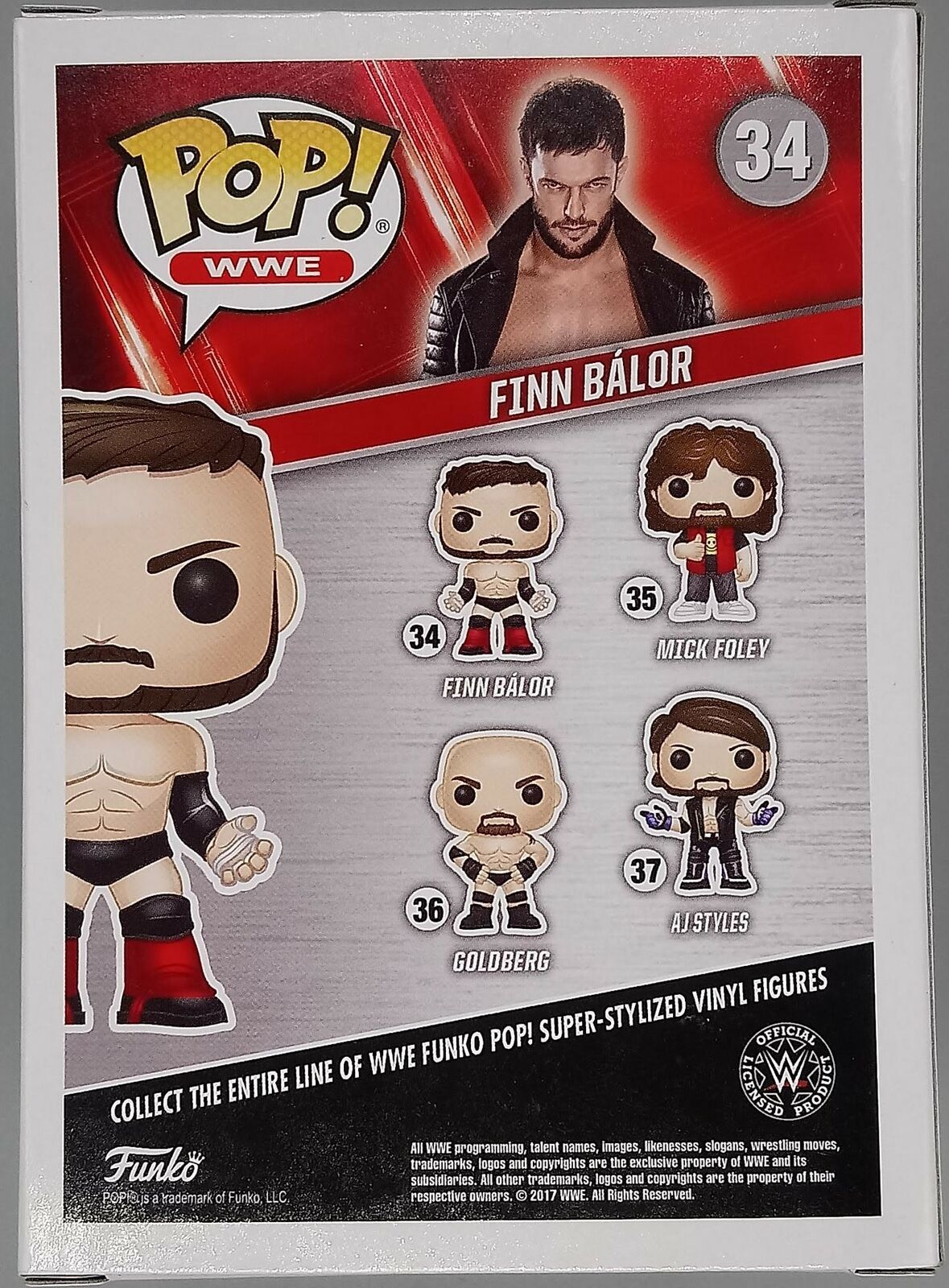 34 Finn Balor (Masked Demon) - Chase - Pop WWE - 1 in 6 Funko POP