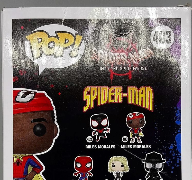 403 Miles Morales (w/ Cape) Marvel - Box Damaged Funko POP