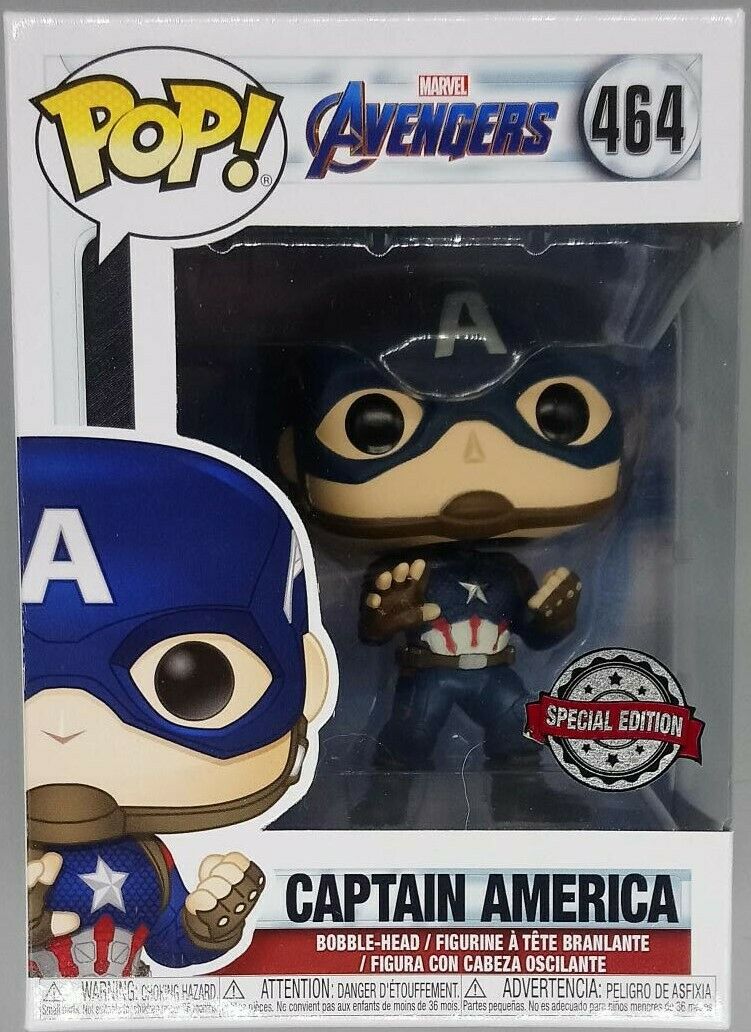 464 Captain America (Action Pose) Marvel Avengers Endgame Funko POP
