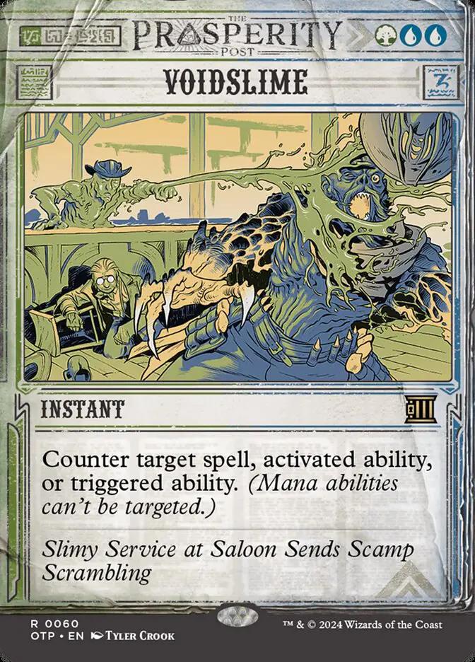 60 - Voidslime - Breaking News - Normal - Magic: The Gathering Card