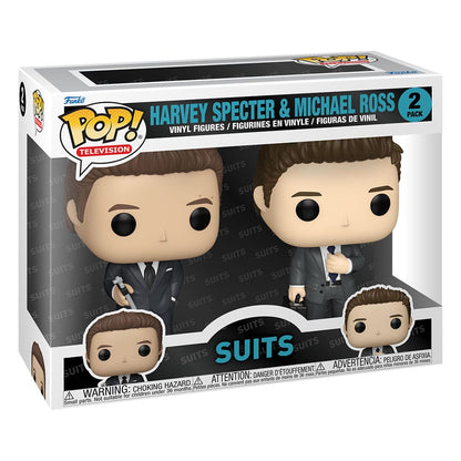 2 Pack Harvey Specter & Michael Ross - Suits Funko POP - Brand New