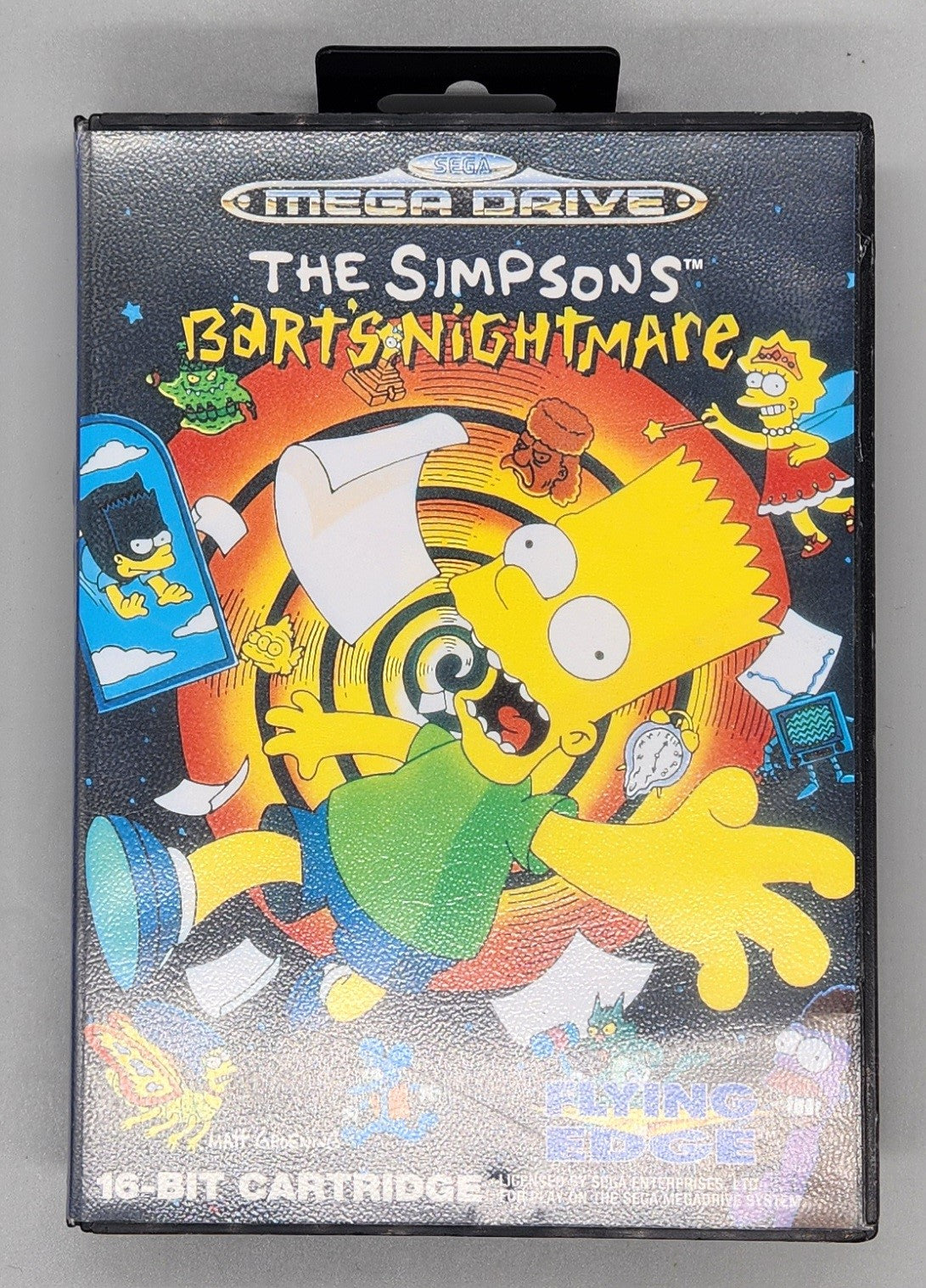 Simpsons: Barts Nightmare for Sega MegaDrive Mega Drive - UK CIB Sega