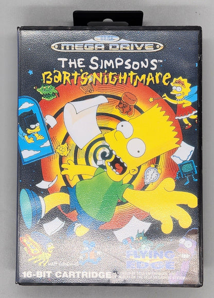 Simpsons: Barts Nightmare for Sega MegaDrive Mega Drive - UK CIB Sega