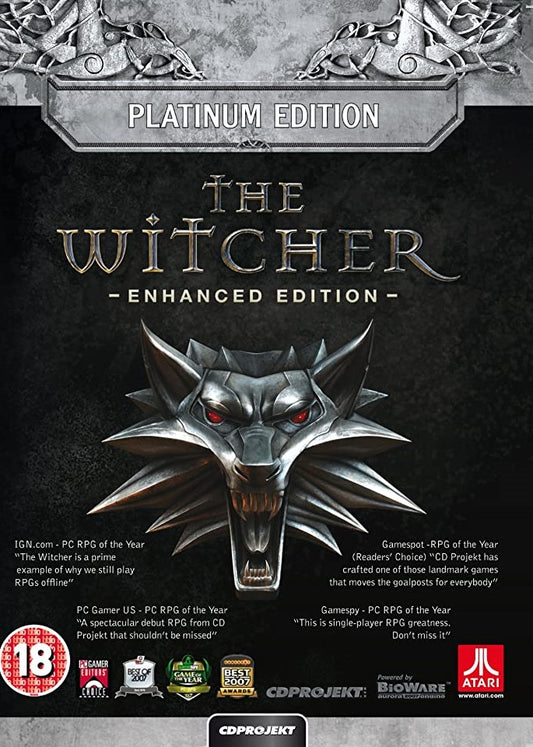 The Witcher: Enhanced Edition Platinum Edition PC CD/DVD