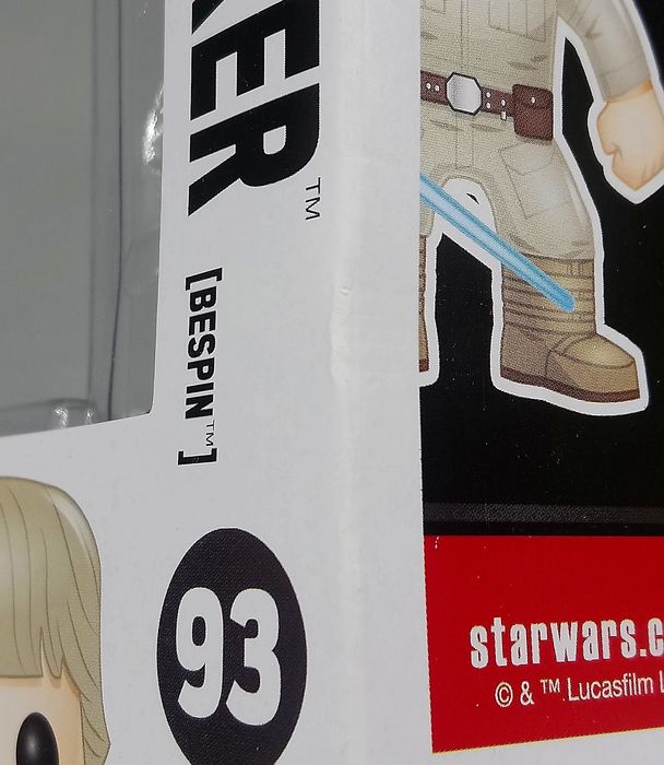 93 Luke Skywalker (Bespin) - Star Wars - Box Damaged Funko POP