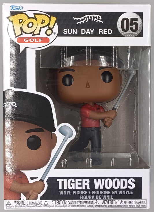 05 Tiger Woods (swing) - Sun Day Red Funko POP - Brand New