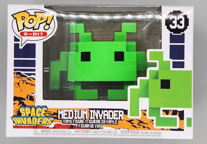 33 Medium Invader (Green) - 8-Bit - Space Invaders - Box Damaged Funko POP