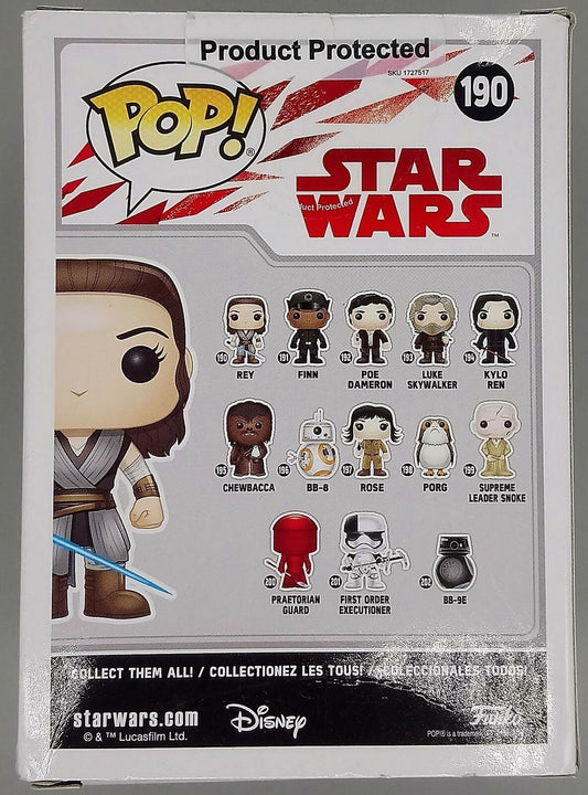 190 Rey - Star Wars The Last Jedi - Box Damaged Funko POP