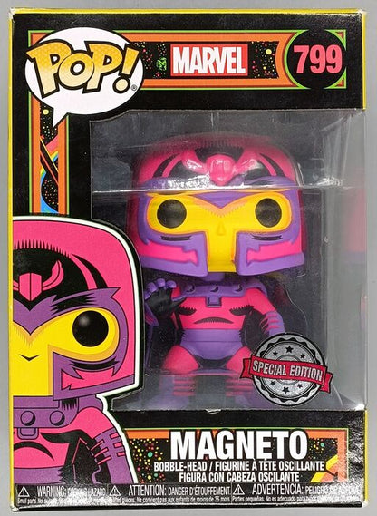 799 Magneto (Blacklight) - Marvel X-Men Box Damaged Funko POP