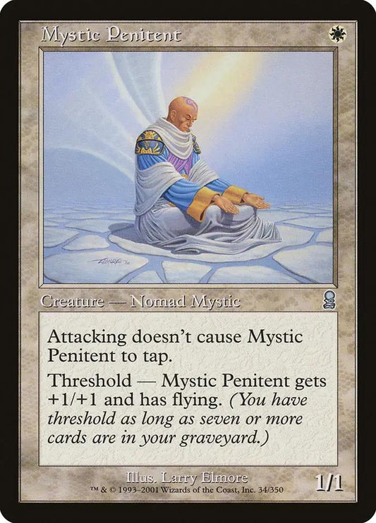34 - Mystic Penitent - Odyssey - Normal - Magic: The Gathering Card