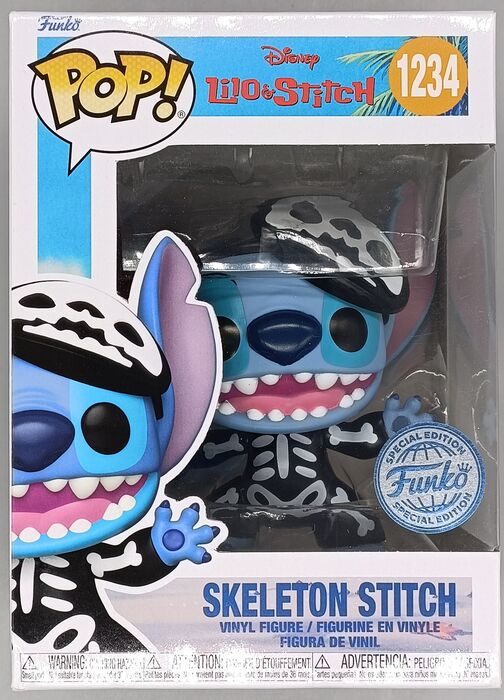 1234 Skeleton Stitch - Disney Lilo & Stitch Funko POP Funko