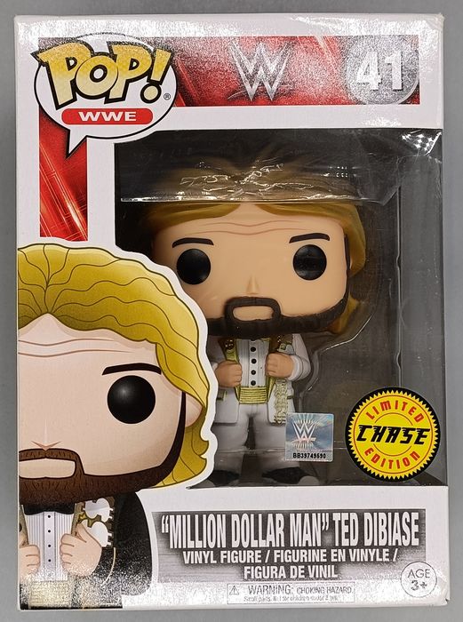 41 Million Dollar Man Ted DiBiase (White Tux) Chase Box Damaged Funko POP