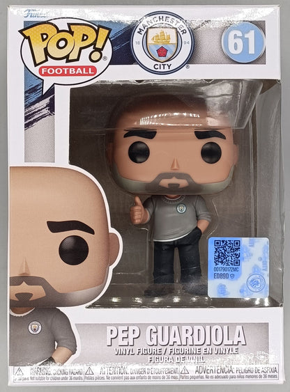 61 Pep Guardiola - Manchester City - Football - Box Damaged Funko POP Funko