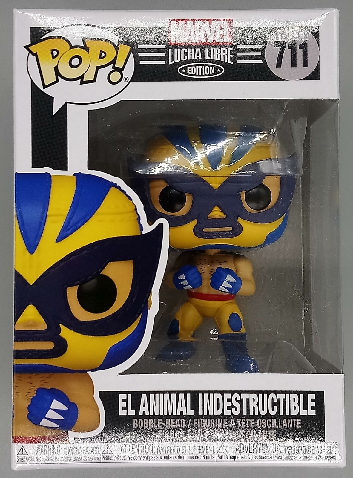 711 El Animal Indestructible (Wolverine) Marvel Luchadores Funko POP