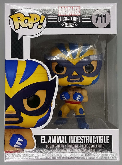 711 El Animal Indestructible (Wolverine) Marvel Luchadores Funko POP