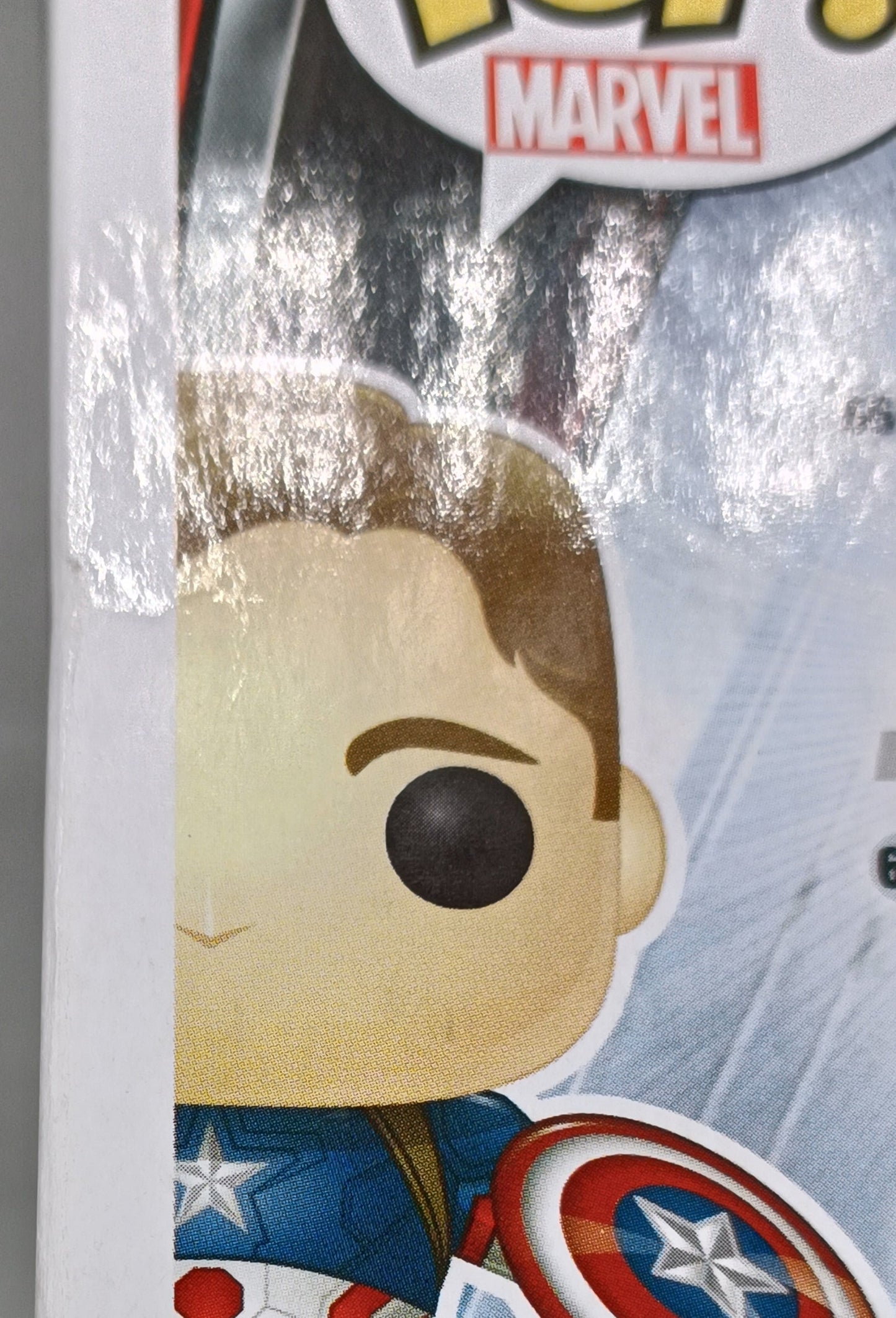 92 Captain America (Unmasked) Marvel Avengers - 2015 Box Damaged Funko POP