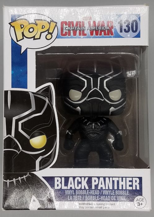 130 Black Panther - Marvel Captain America Civil Box Damaged Funko POP