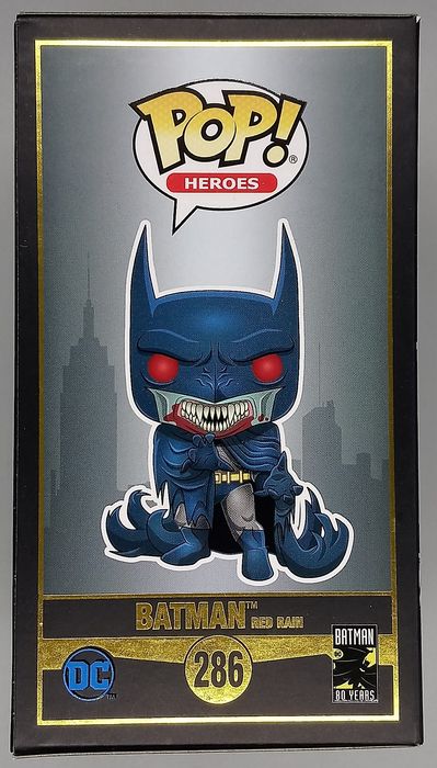 286 Batman (Red Rain) - DC - Batman 80 Years Funko POP