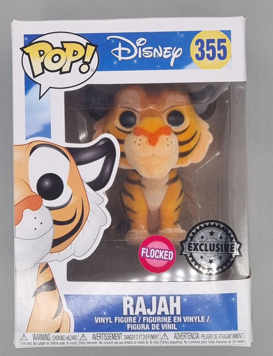 355 Rajah - Flocked - Disney Aladdin Funko POP