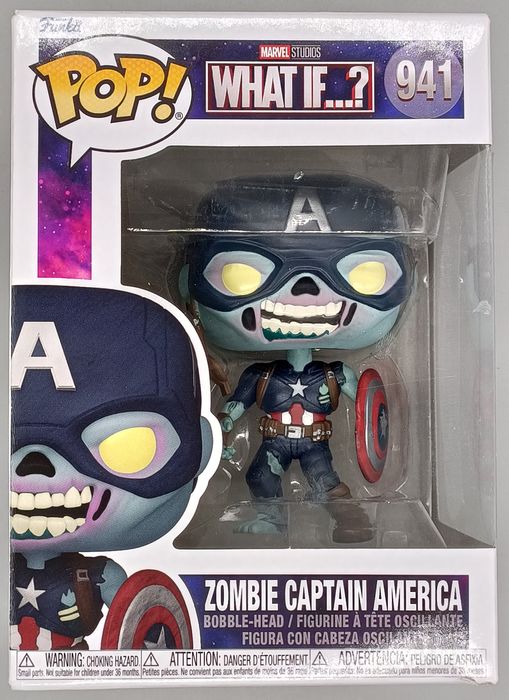 941 Zombie Captain America - Marvel What if...? - Box Damaged Funko POP Funko
