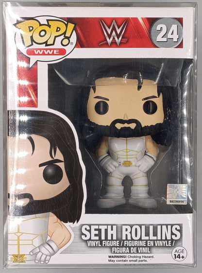 24 Seth Rollins (White) - WWE Funko POP