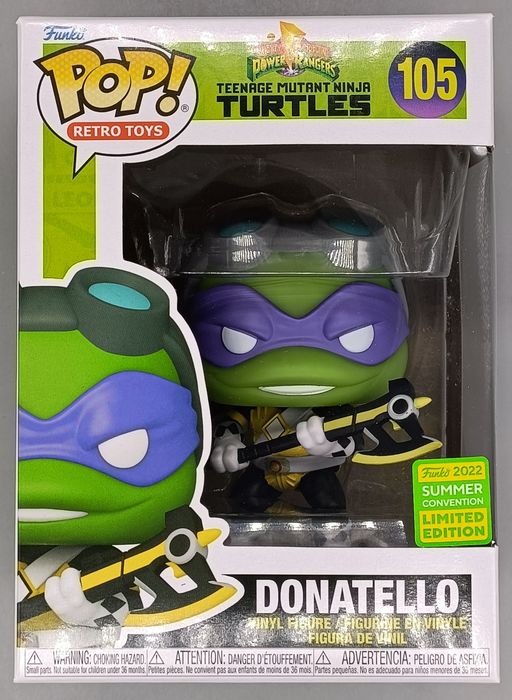 105 Donatello - Teenage Mutant Ninja Turtles TMNT 2022 Con Funko POP Funko