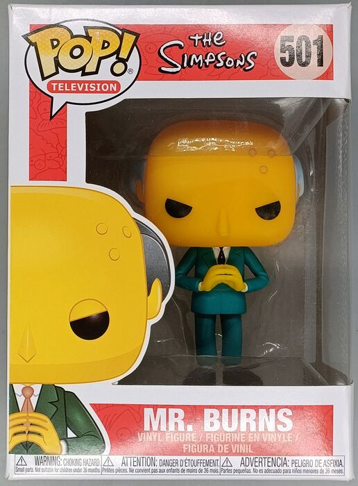 501 Mr. Burns - The Simpsons - Box Damaged Funko POP Funko