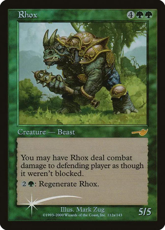 43 - Rhox - Starter 2000 - Foil - Magic: The Gathering Card