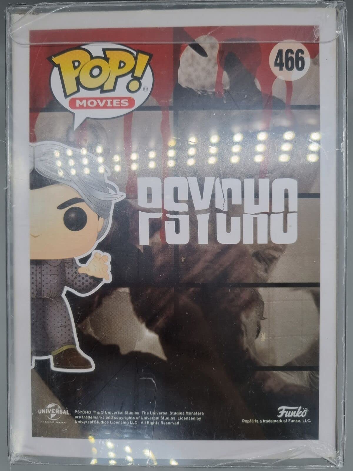 466 Norman Bates - B&W - Horror - Psycho - Funko POP - Box Damaged