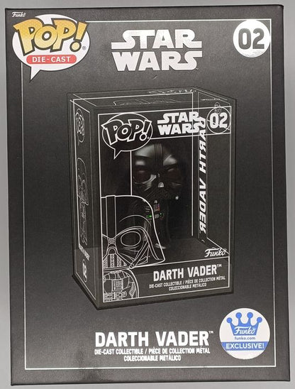 02 Darth Vader - Die Cast - Star Wars Funko POP