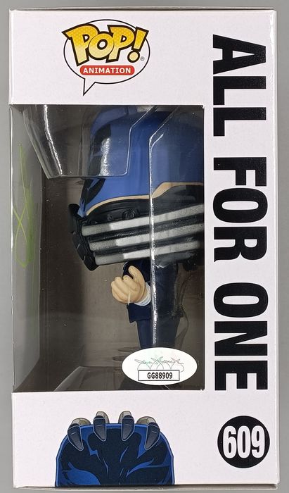 609 All For One - My Hero Academia John Swasey Signed COA Funko POP