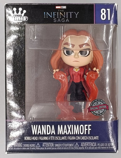 81 Wanda Maximoff - Funko Minis - Marvel The Infinity Saga Box Damaged - FanofThings.co.uk