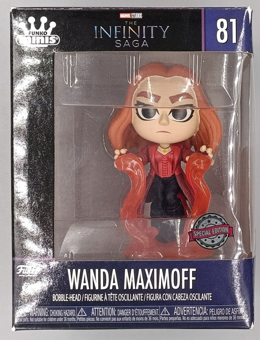 81 Wanda Maximoff - Funko Minis - Marvel The Infinity Saga Box Damaged - FanofThings.co.uk