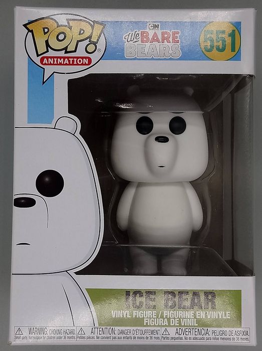 551 Ice Bear - We Bare Bears - Box Damaged Funko POP