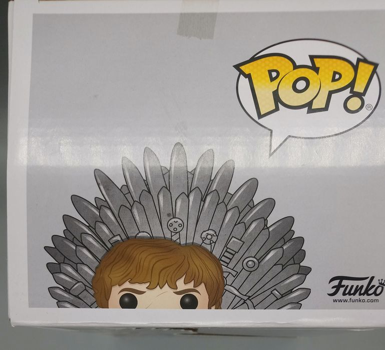 71 Tyrion Lannister (on Iron Throne) Deluxe Game of Thrones Funko POP - Box Damaged