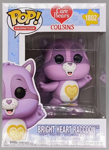 1802 Bright Heart Raccoon - Care Bears Cousins Funko POP - Brand New Funko