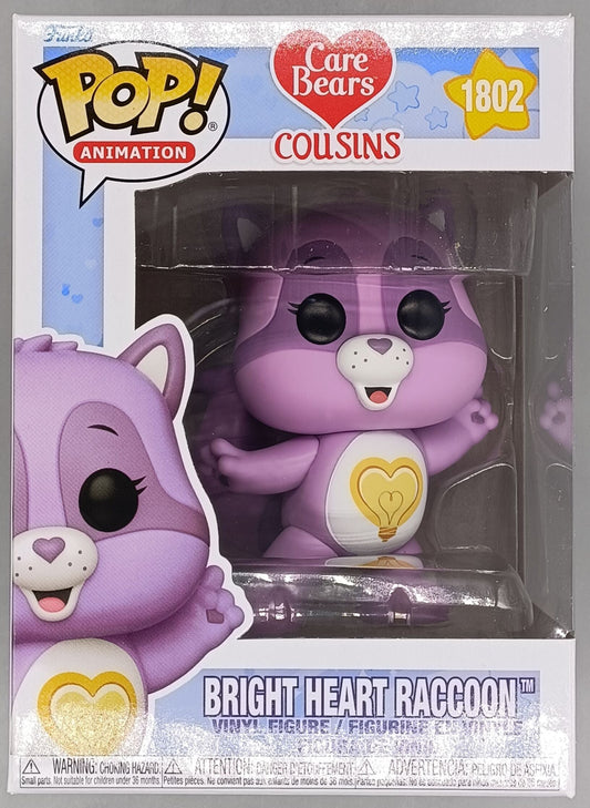 1802 Bright Heart Raccoon - Care Bears Cousins Funko POP - Brand New Funko