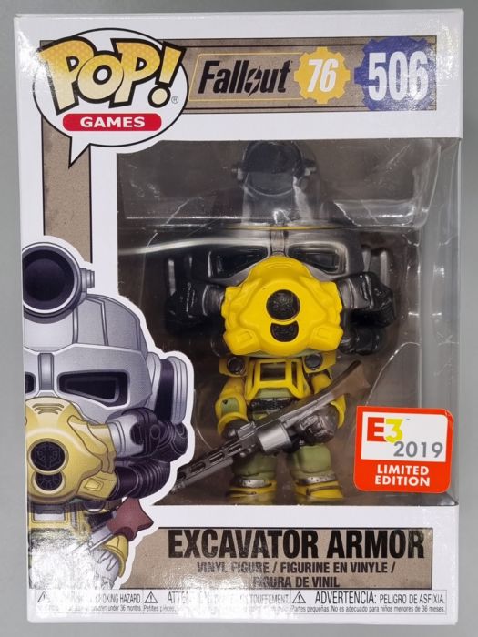 506 Excavator Armor (w/ Gun) - Fallout 76 - 2019 E3 Funko POP Funko