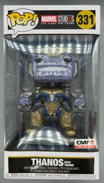 331 Thanos (with Throne) - Deluxe - Marvel 10 Years Box Damaged Funko POP
