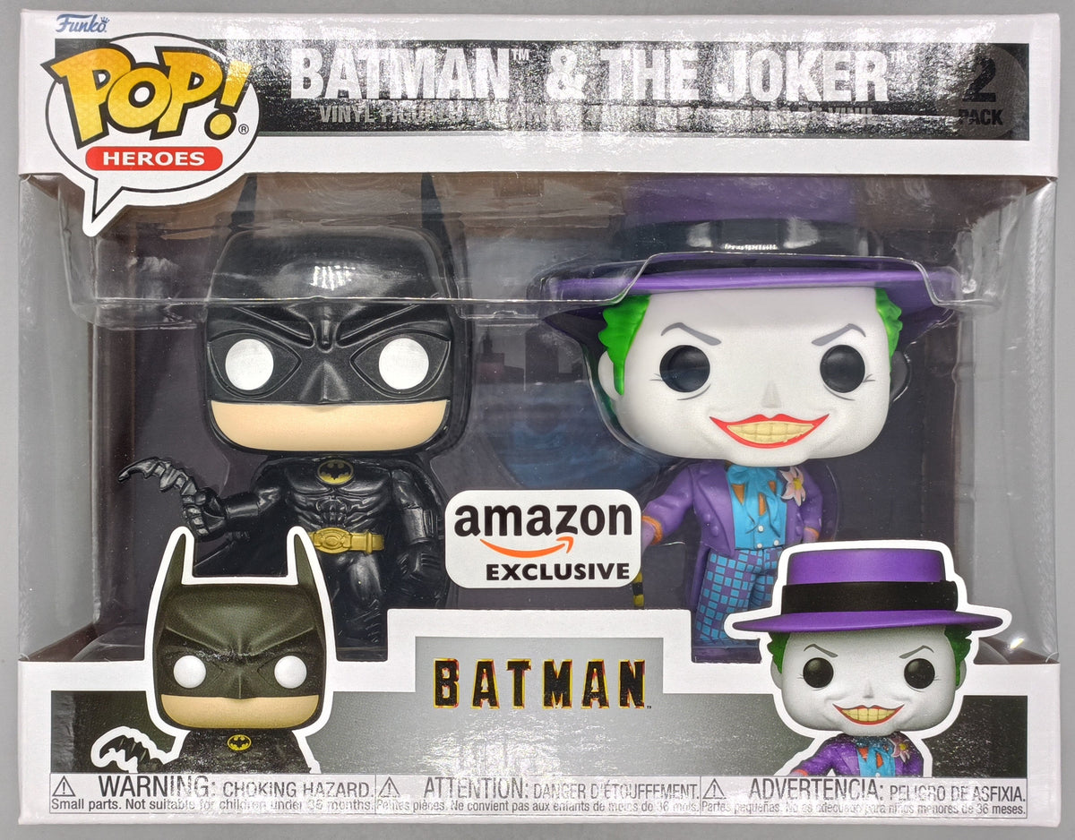 [2 Pack] Batman & The Joker - Metallic - DC Funko POP Funko